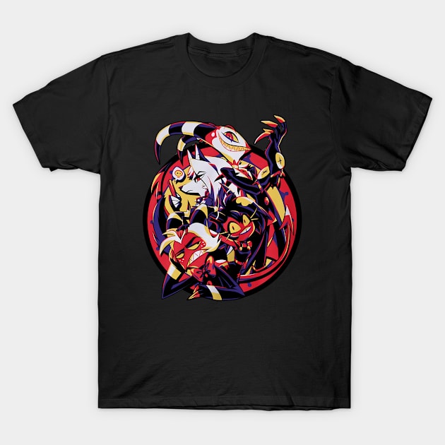 Helluva Boss Group - Hazbin Hotel T-Shirt by lynnellis